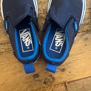 Vans Kids Slip-On Sneakers - Dark Blue